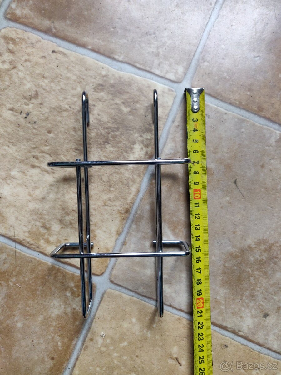 Chromovana zavesna polička 2 - 3