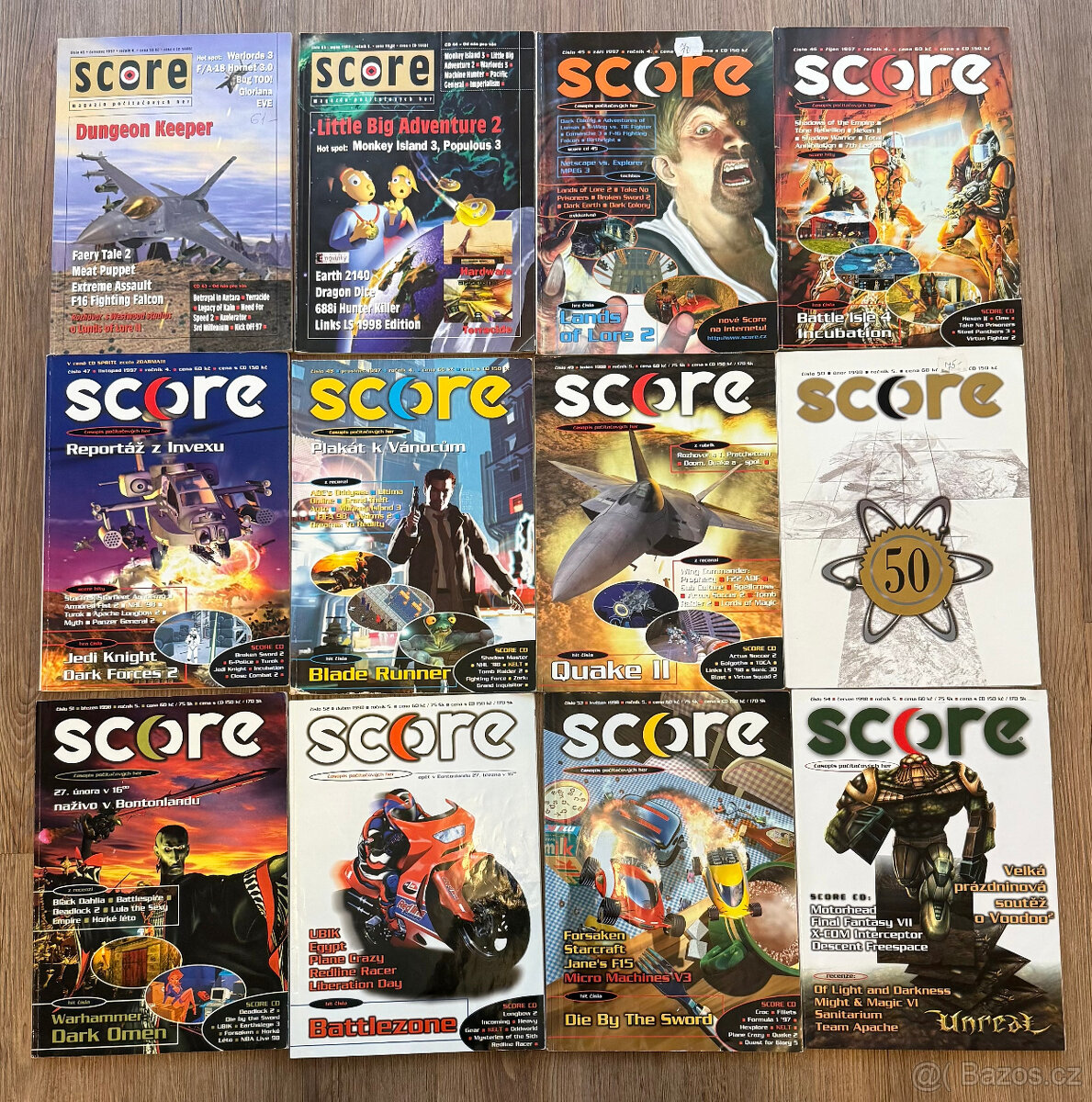 Staré čísla časopisu Score, Hráč, Riki - 3