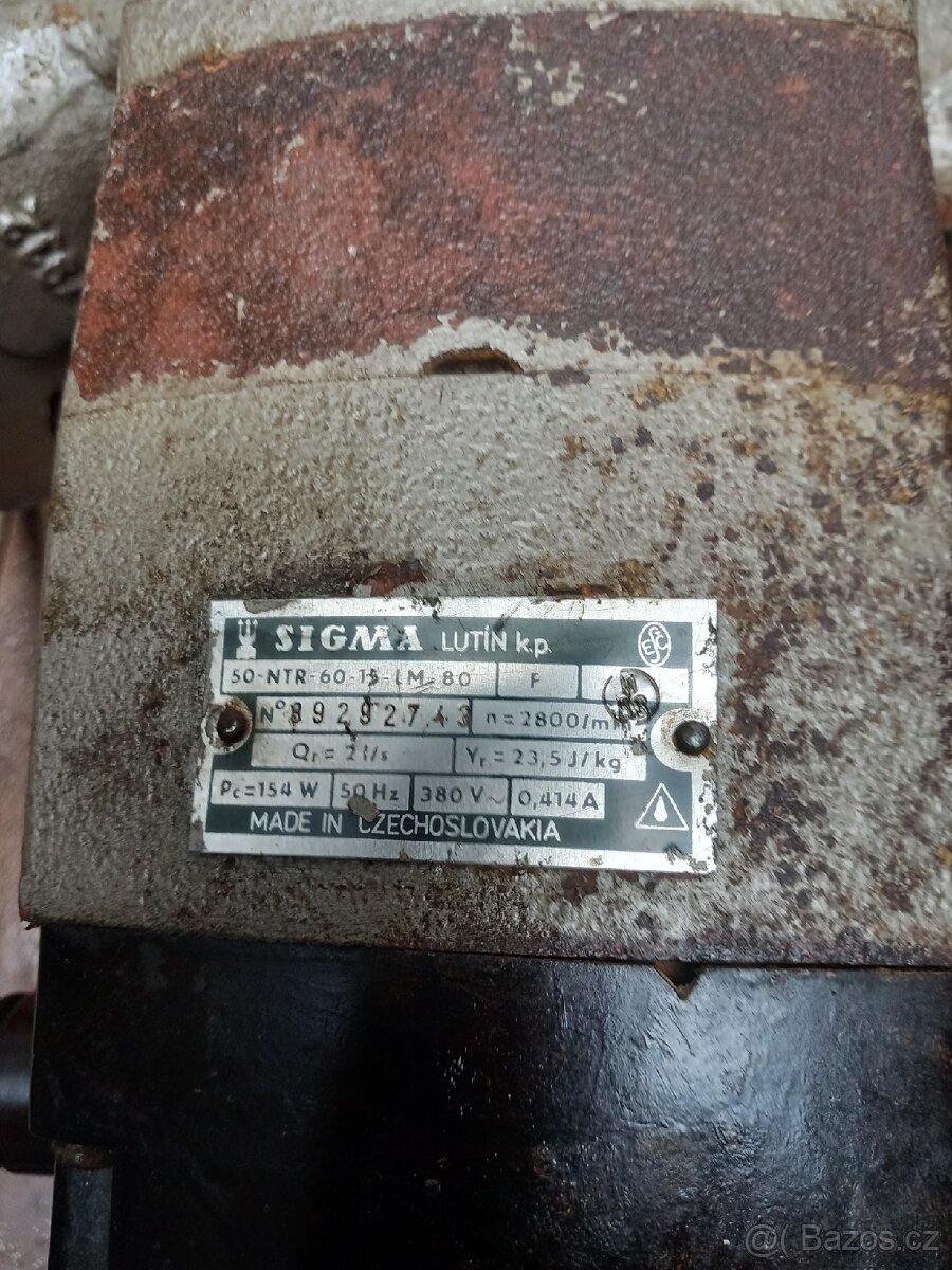 Oběhové čerpadlo SIGMA 5O-NTR-60-15-LM-80. - 3