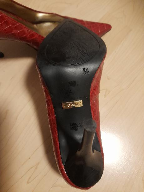 Lodičky červené - 36 - SLEVA - 3