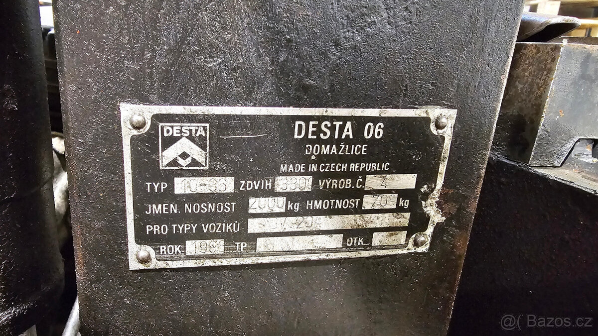 Vysokozdvižný vozík DESTA DV 20 A - 3