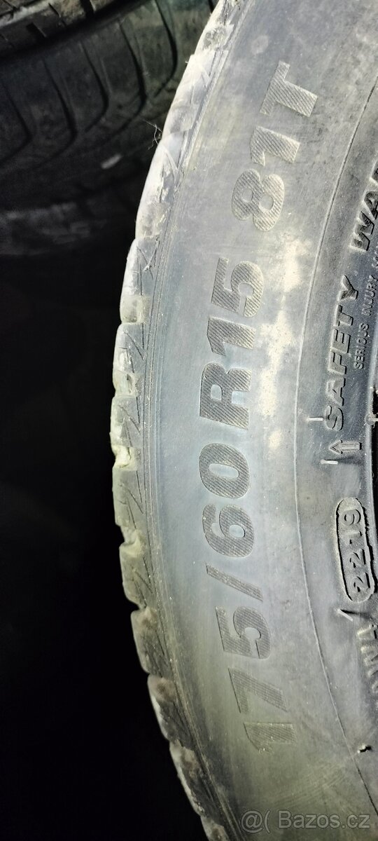 Zimní pneu Kumho 175/60 r15 - 3