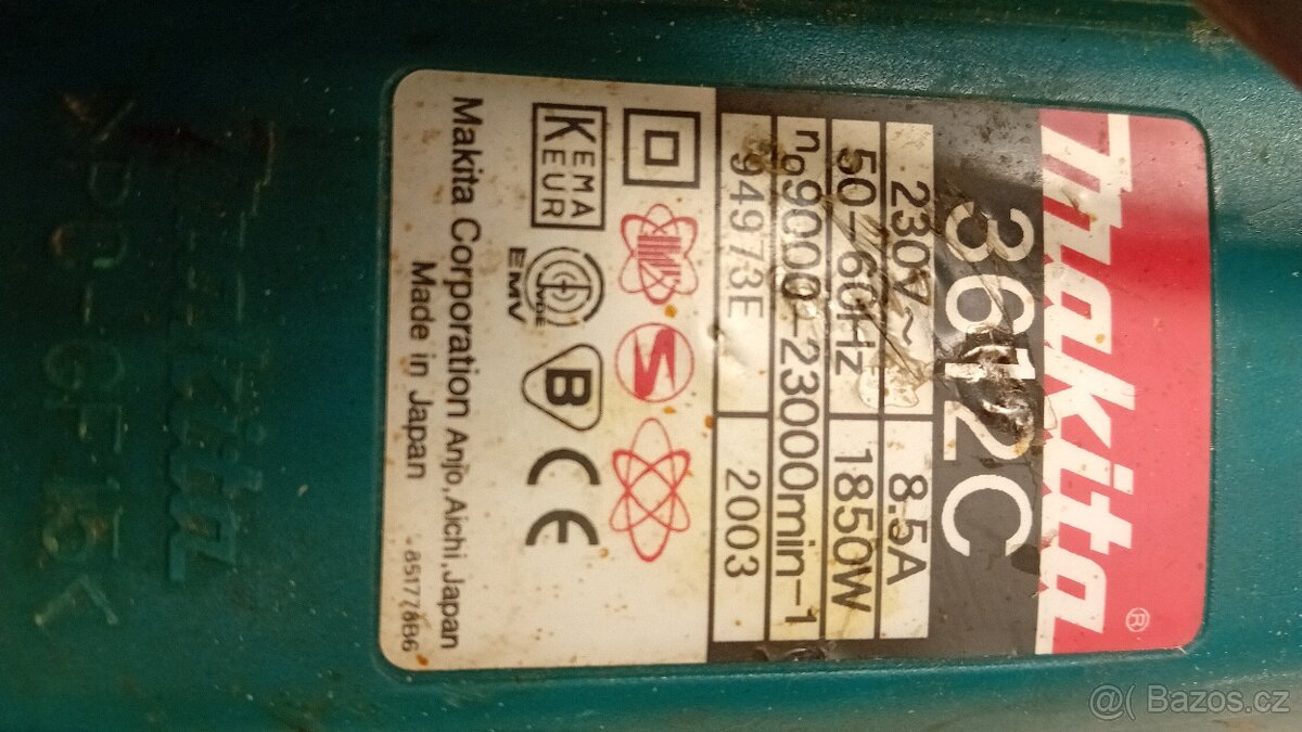 MAKITA VRCHNÍ FRÉZKA 3612C - 3