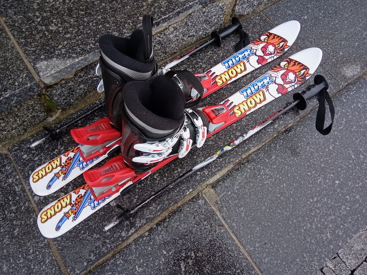 Dětské lyže 90 cm kompletní set - 3