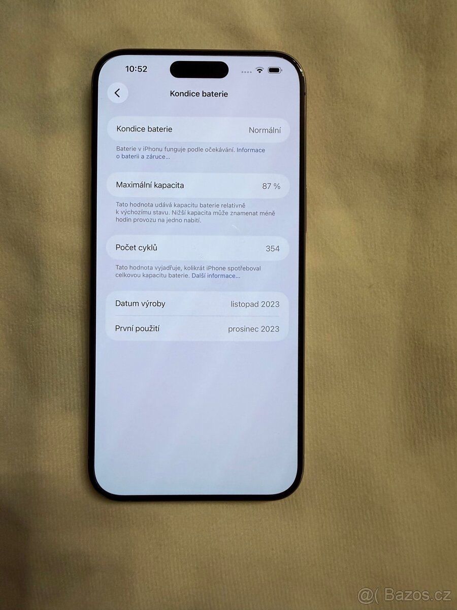 Prodám Apple iPhone 15 Pro Max 256 GB - 3