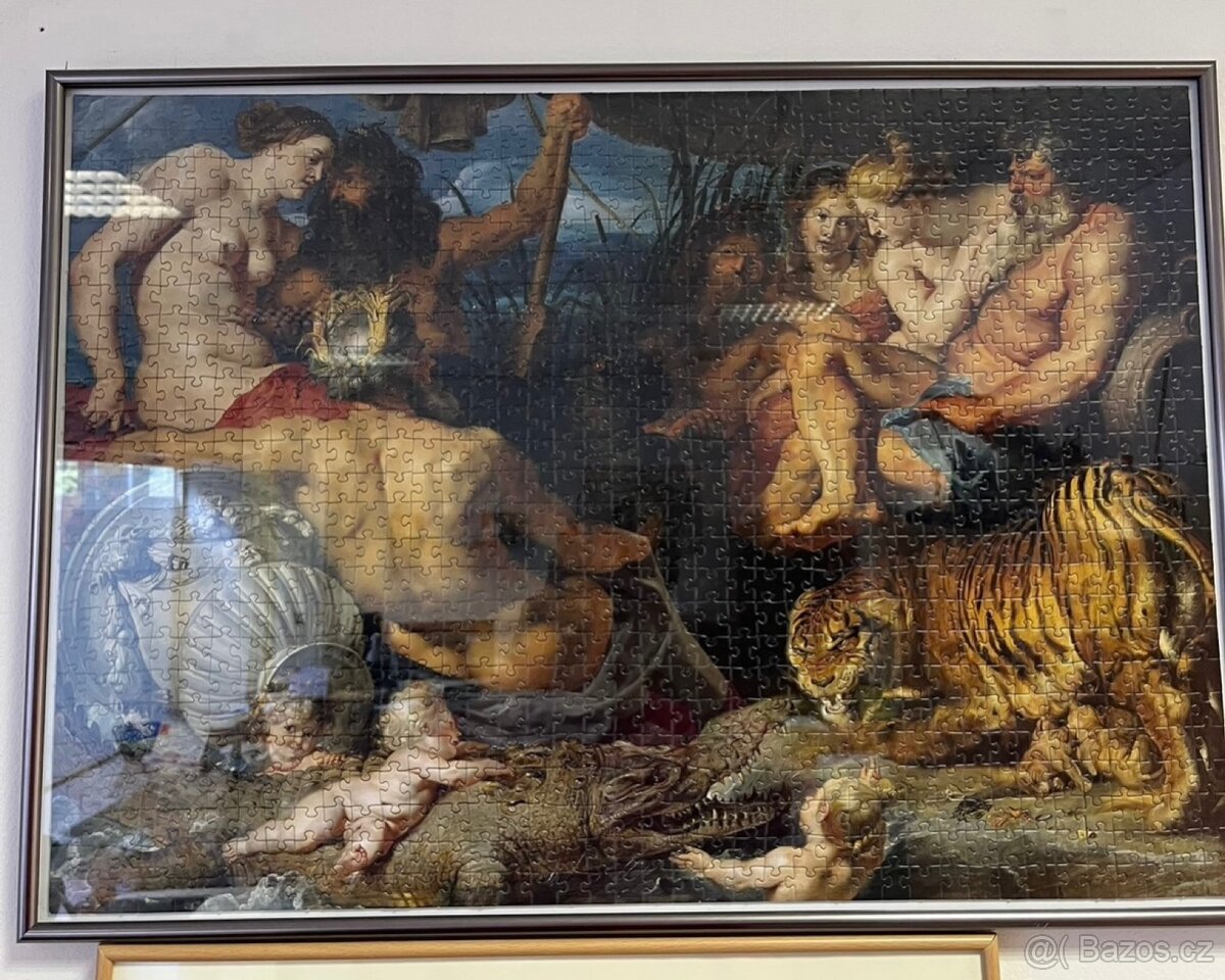 Složené puzzle zarámované a zasklené. - 3