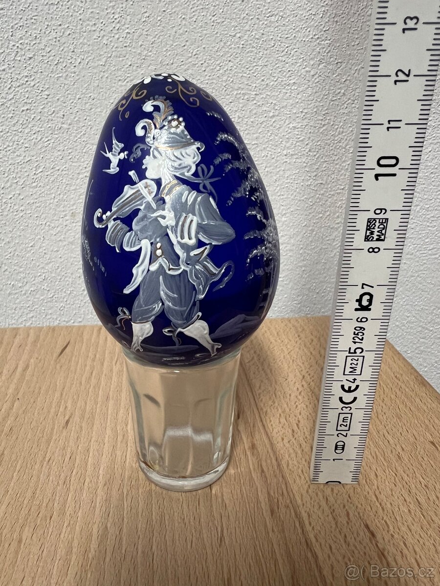 Váza a vajíčko ve stylu Mary Gregory - 3