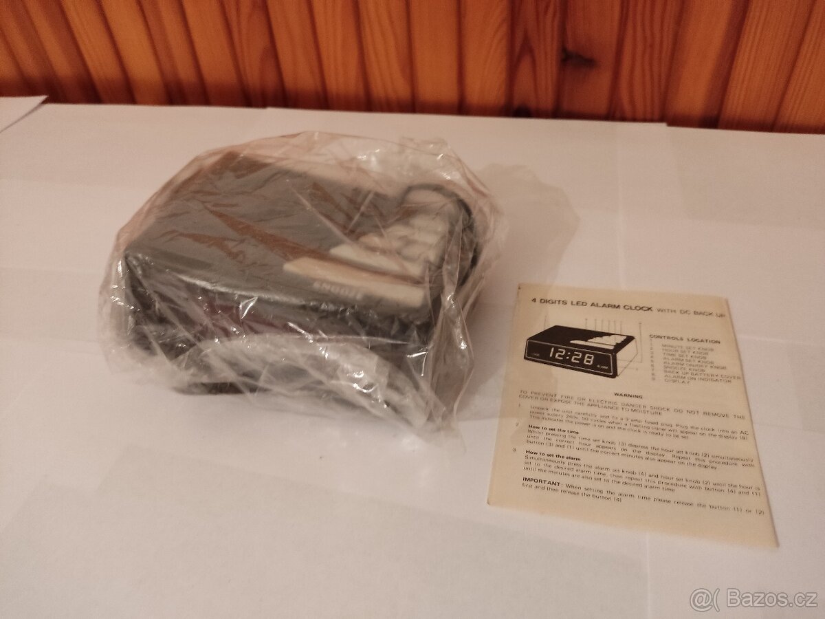 Retro digitální budík MEKOSONIC K-260 – 90. léta - 3