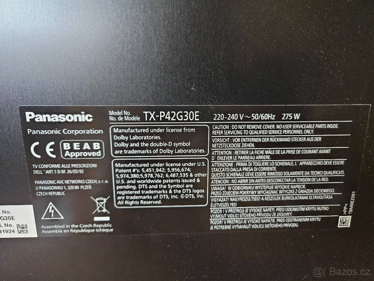 42" Panasonic VIERA TX-P42C2E - 3