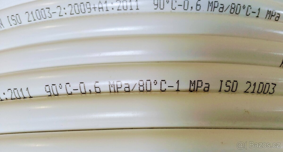 Trubka, hadice, pro podlahové vytápění PE-Xb/AL/PE-RT topení - 3