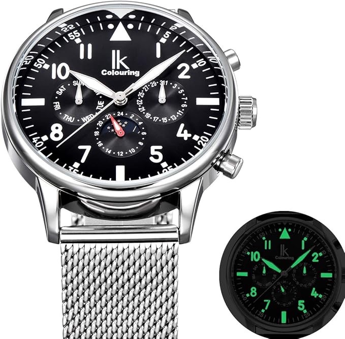 Pánské automatické hodinky Alienwork IK Chronograph - 3