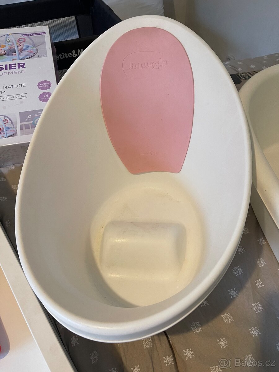 Přebalovací pult + 3x vanička + hrazdička + hrací podložka - 3