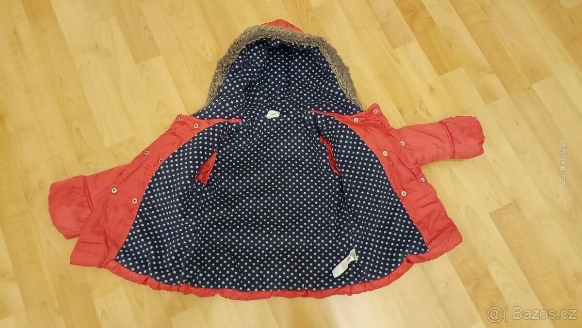 Dívčí zimní bunda s Minnie, vel.110 - 3