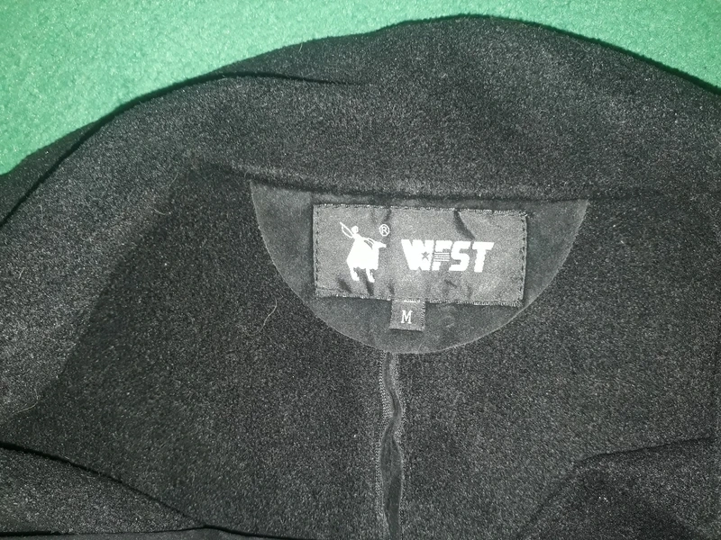 Černý flisový kabát - 3