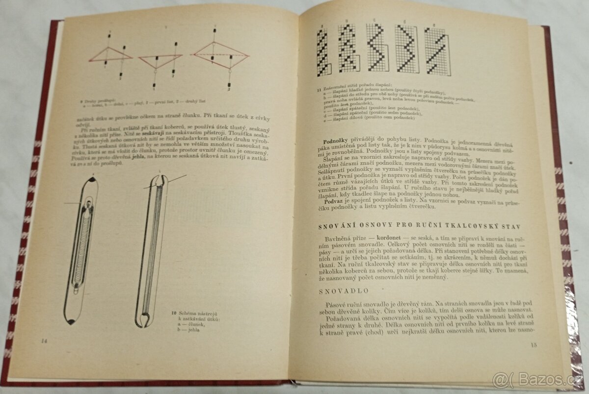 Kniha Ruční tkaní - 3