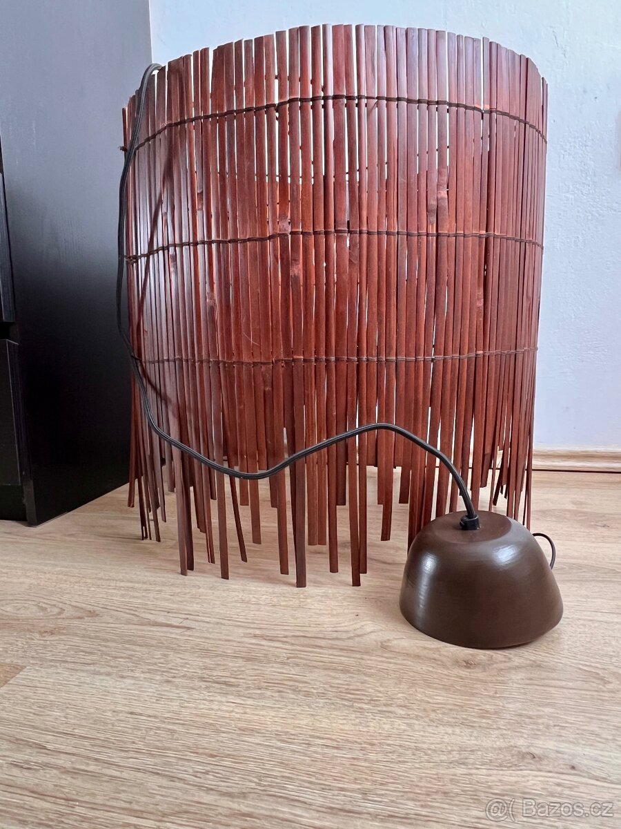 Bambusový lustr IKEA Rotvik - 3