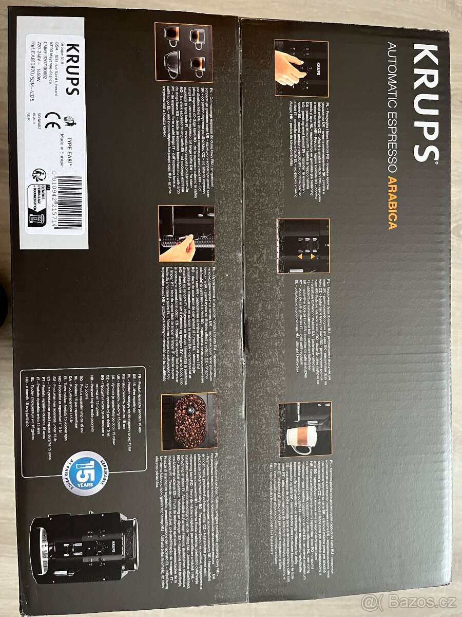 Kávovar KRUPS Essential Roma NOVÝ - 3