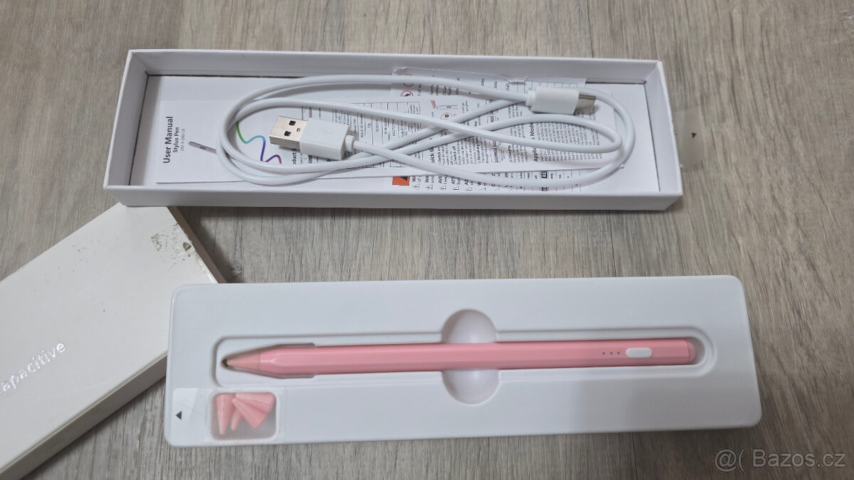 Stylus pro iPad růžová dotykové pero - 3