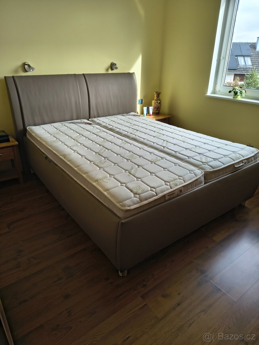 Manželská postel 160 x 200 včetně roštů - 3