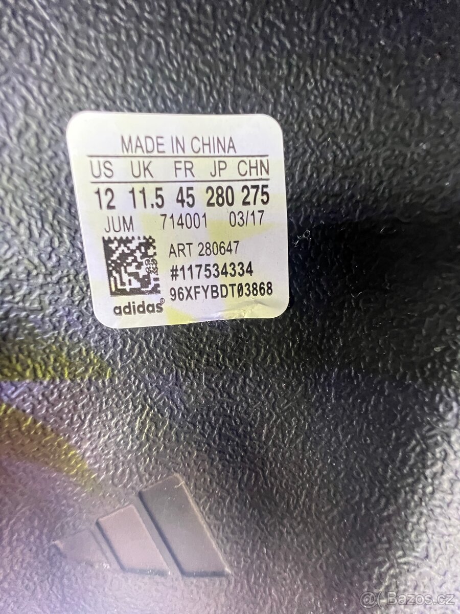 Adidas slide- black velikost 45.5 - 3