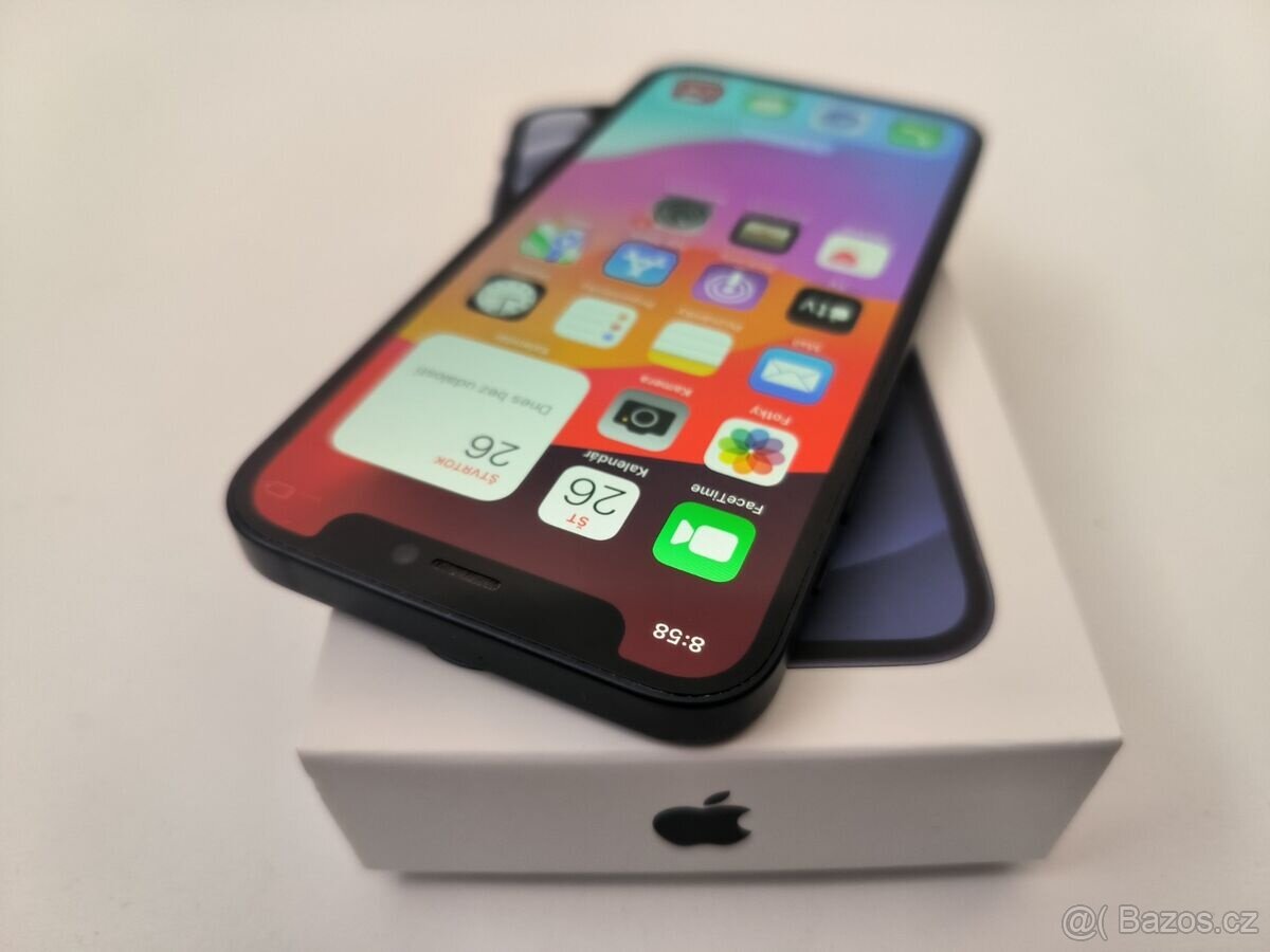 apple iphone 12 64gb Black / Batéria 100% - 3