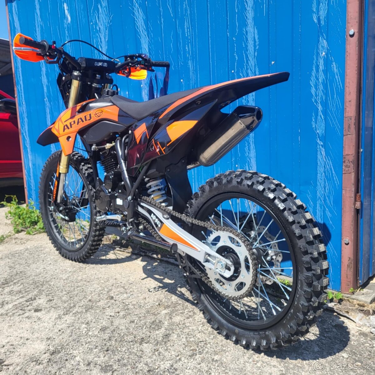 Pitbike APAQ PRO MAX 300cc E-START + svetlo oranžová