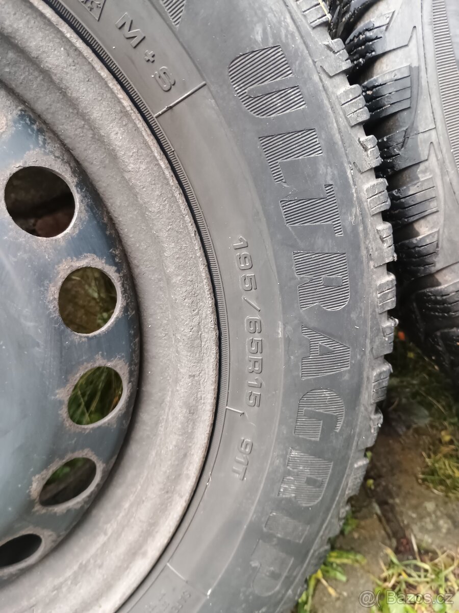 4x Plechové disky 15" - 3