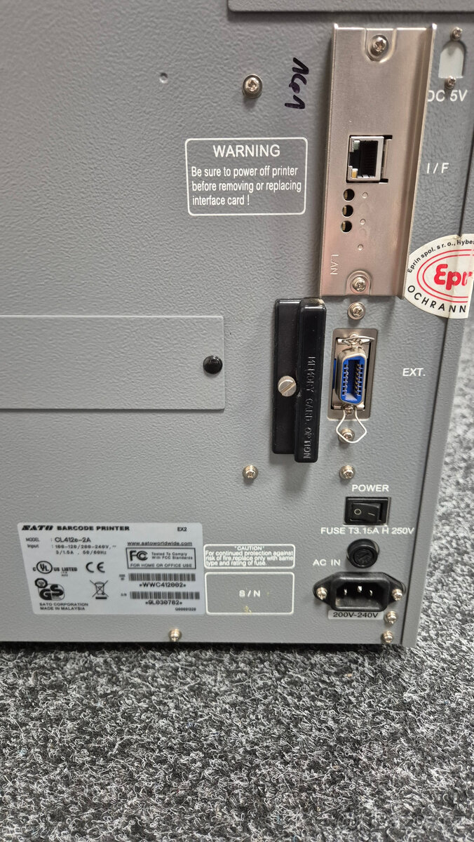 Tiskárna na štítky SATO CL412e 300dpi - 3