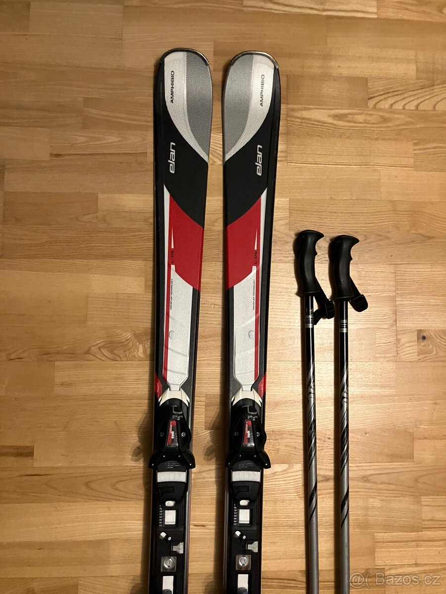 Lyžařský set - lyže, hůlky, boty. - 3