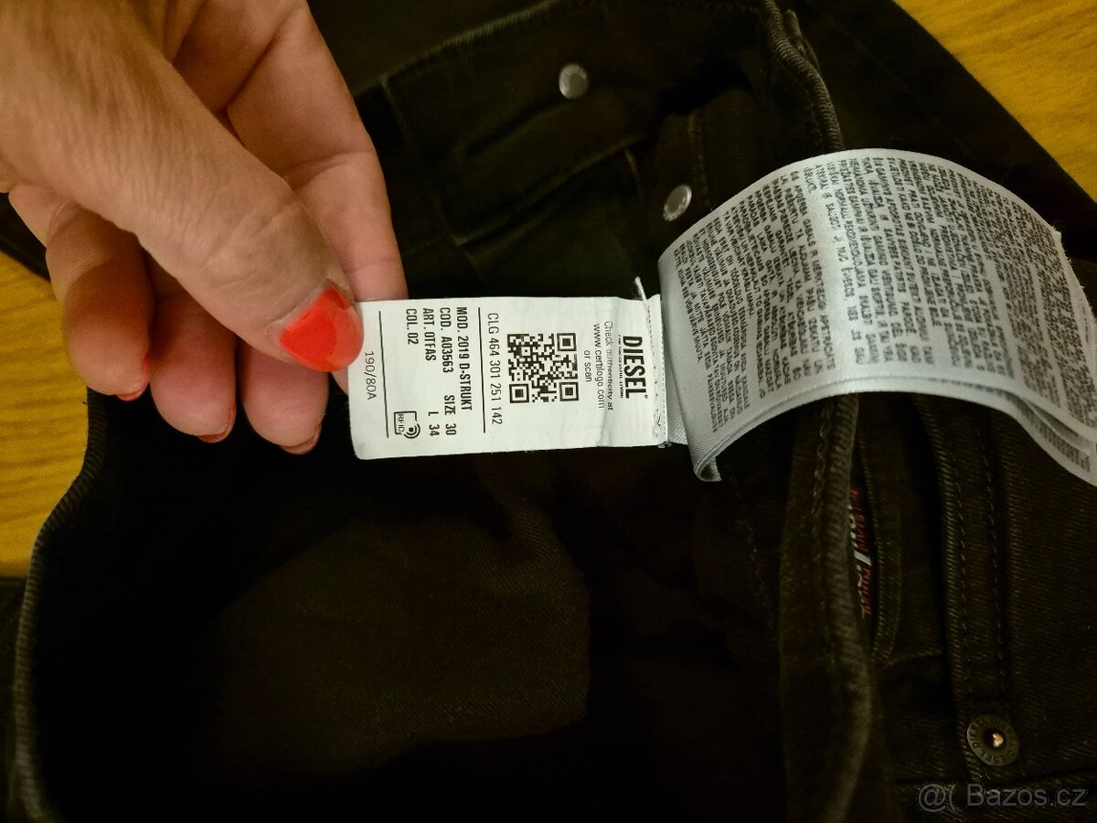 Pánské džiny Diesel vel.30/34 - 3