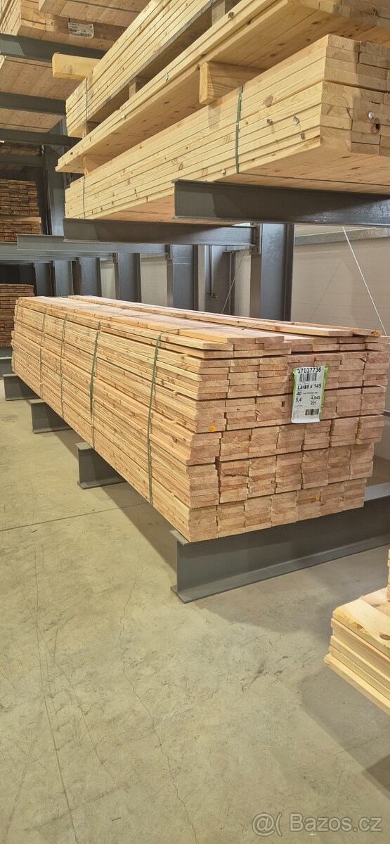 Modřínová terasová prkna, 28x120 - 479 Kč/m2, VÝPRODEJ - 3