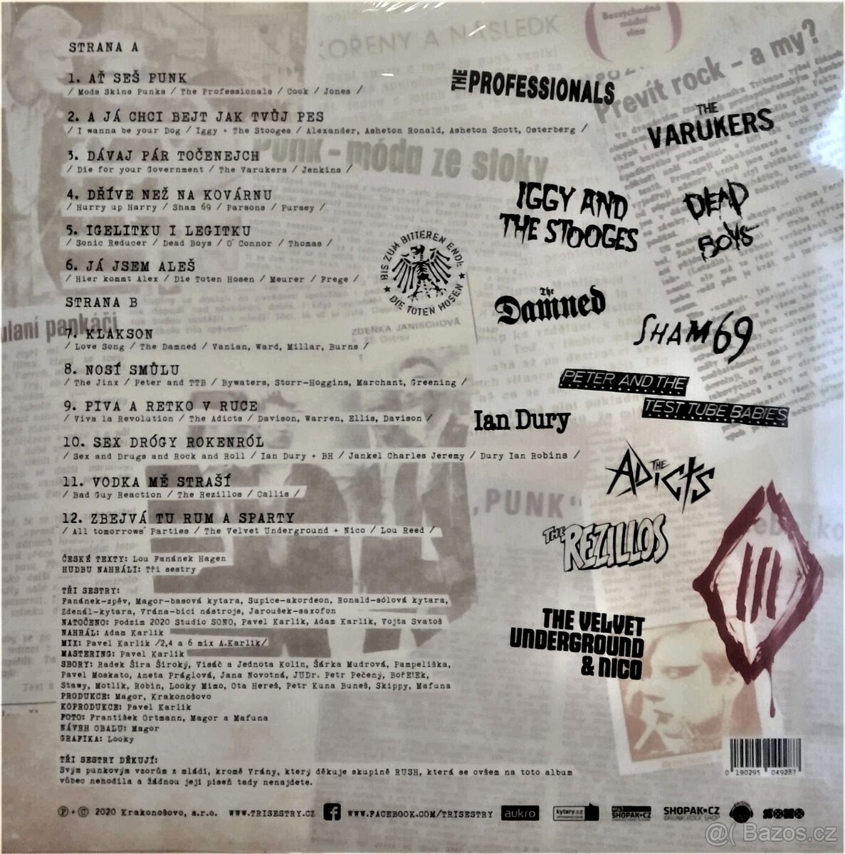 Tři Sestry - Sex Drógy Rokenról (LP) limitovaná edice - 3