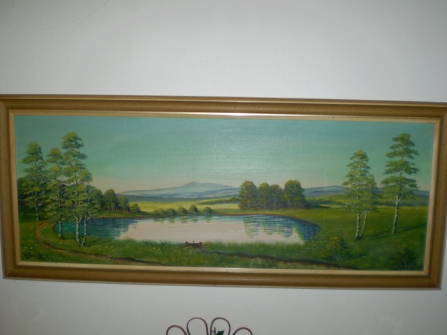 Originál obraz kopce Turov v Podkrkonoší (V.Papež 1978) - 3