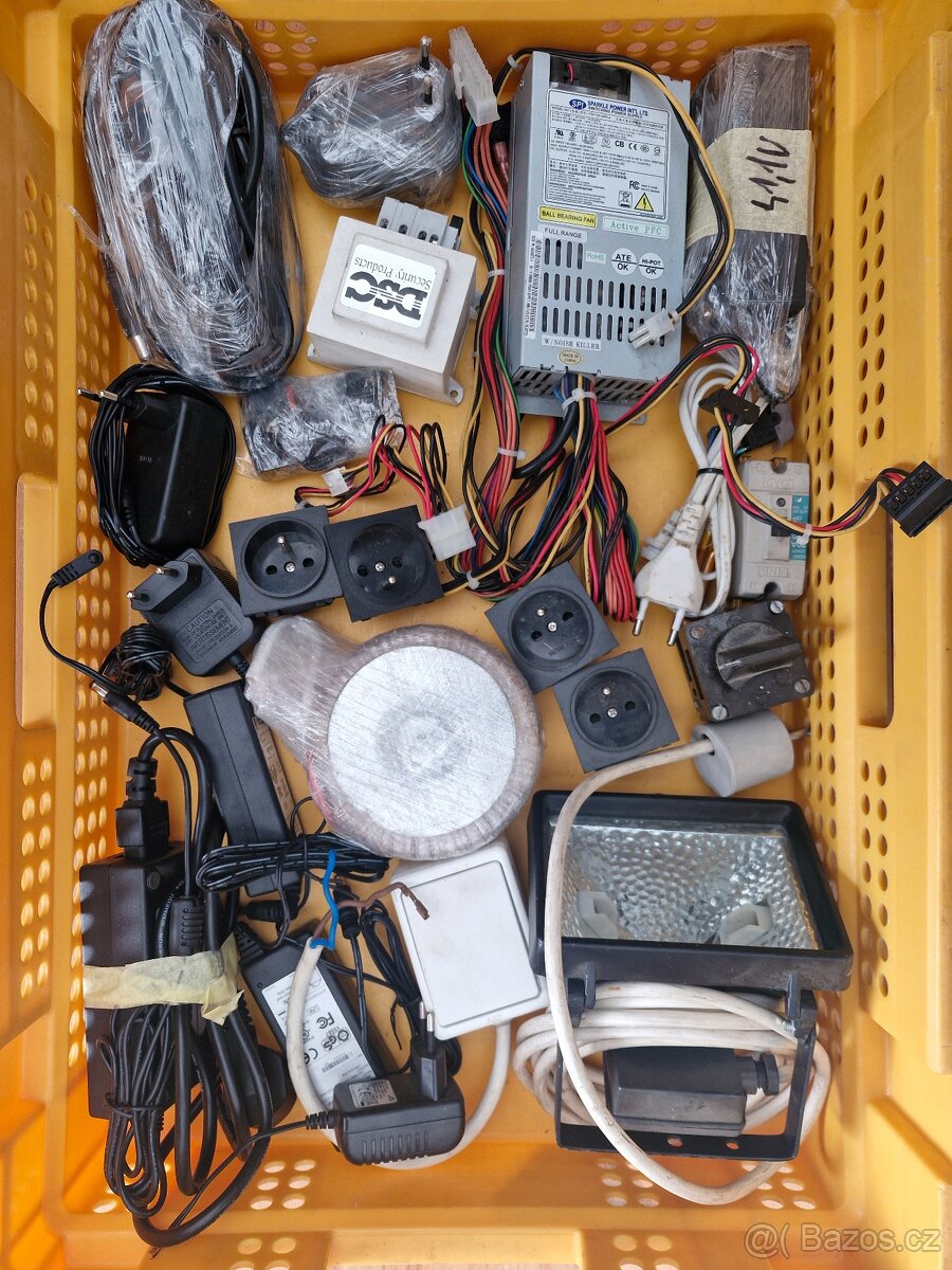 El.motory,ventilátory, přepínače , pojistky , zdroje,trafa - 3