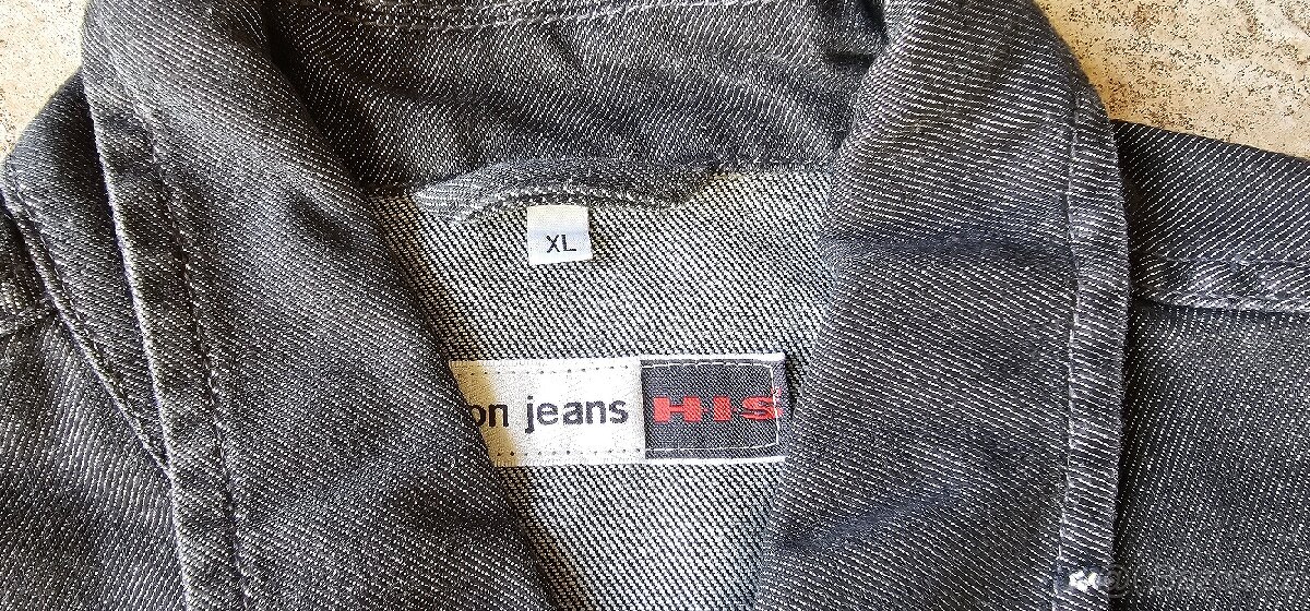 Pánská džínová bunda zn.HIS vel.XL - 3