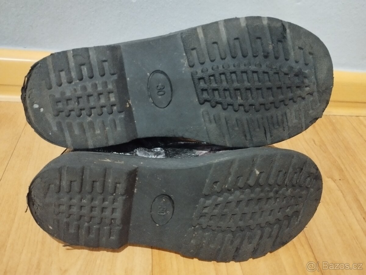 Dětsé dívčí zateplené boty vel. 30 - 3