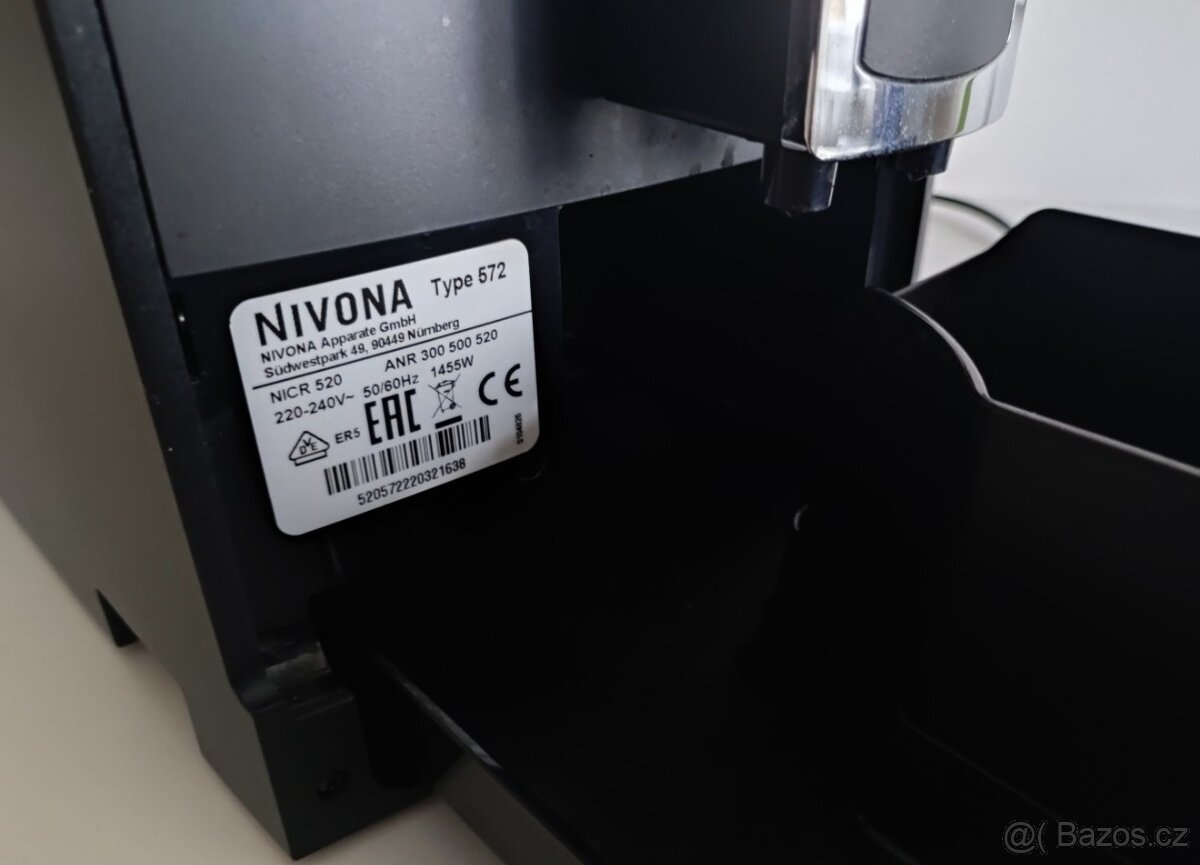 automatický kávovar NIVONA Type 572 - 3