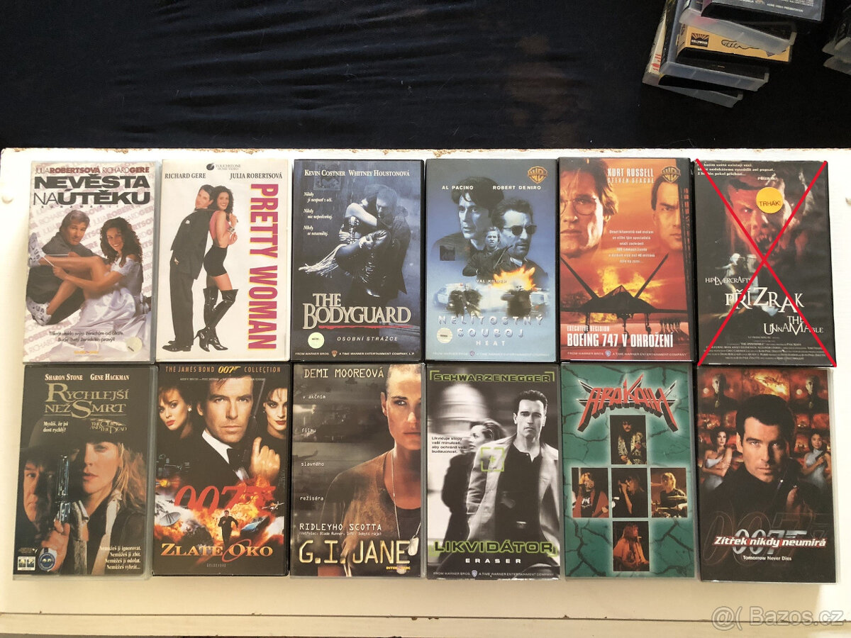 Videokazety VHS Originál - 3