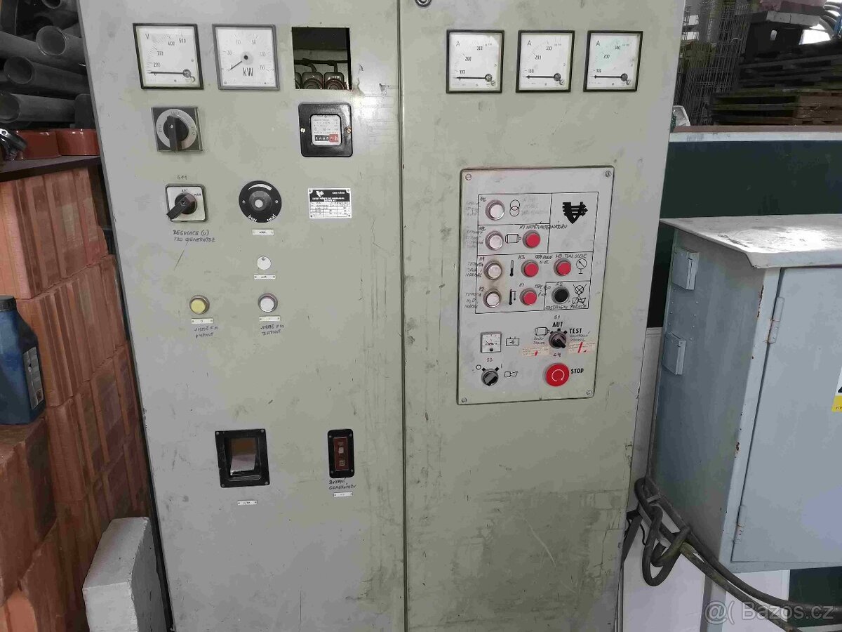 Generátor, elektrocentrála ČKD 6S160 - 3