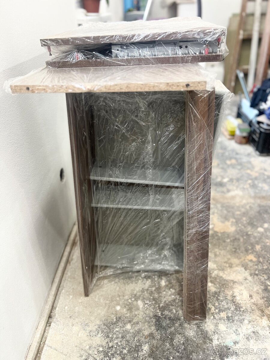 Koupelnová skříňka pod umyvadlo 80cm závěsná - 3