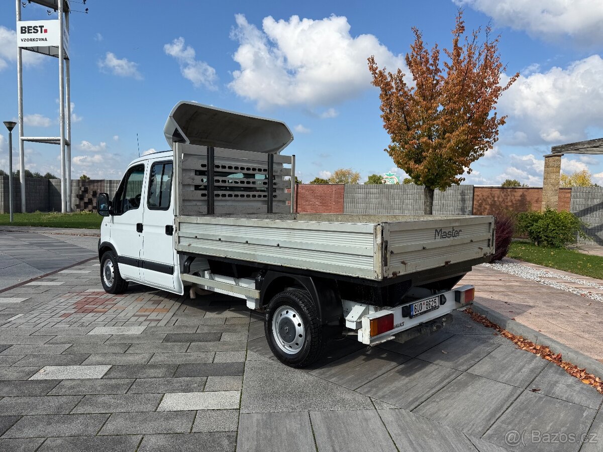 Renault Master 2 - 7míst + valník - rok 5/2010 - 210.267km - 3