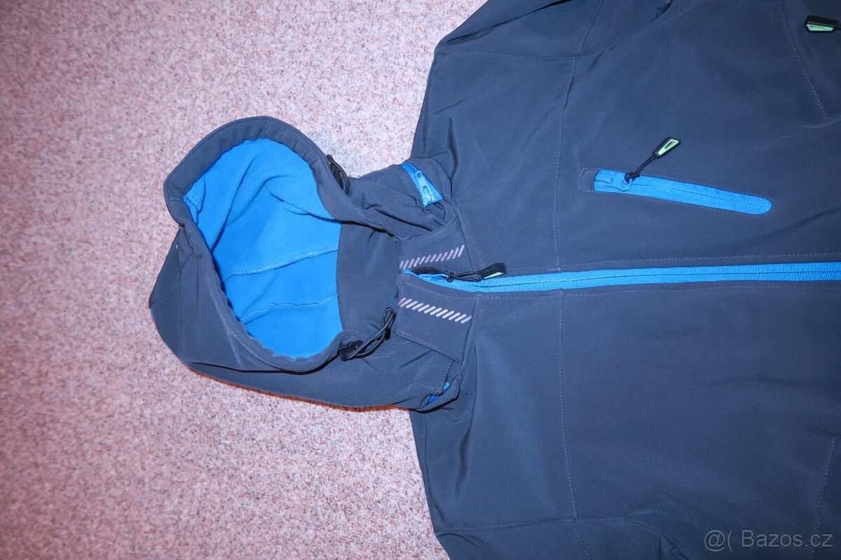 Dětská bunda KaKu, vel. 134-140 – SOFT SHELL - 3