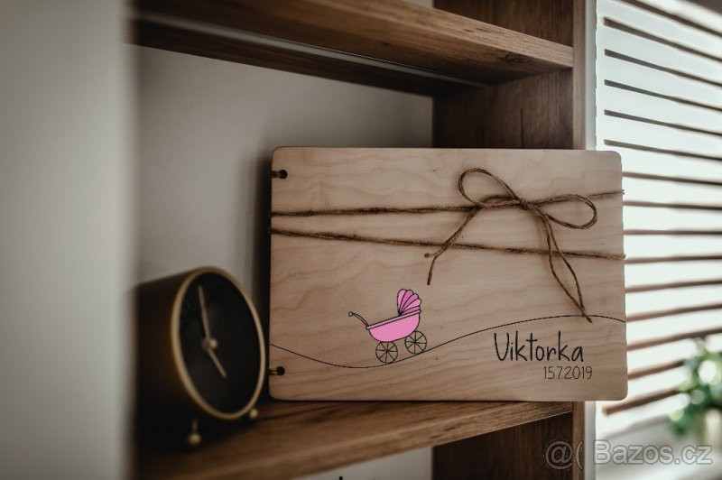 Luxusní dětská dřevěná fotoalba - 3