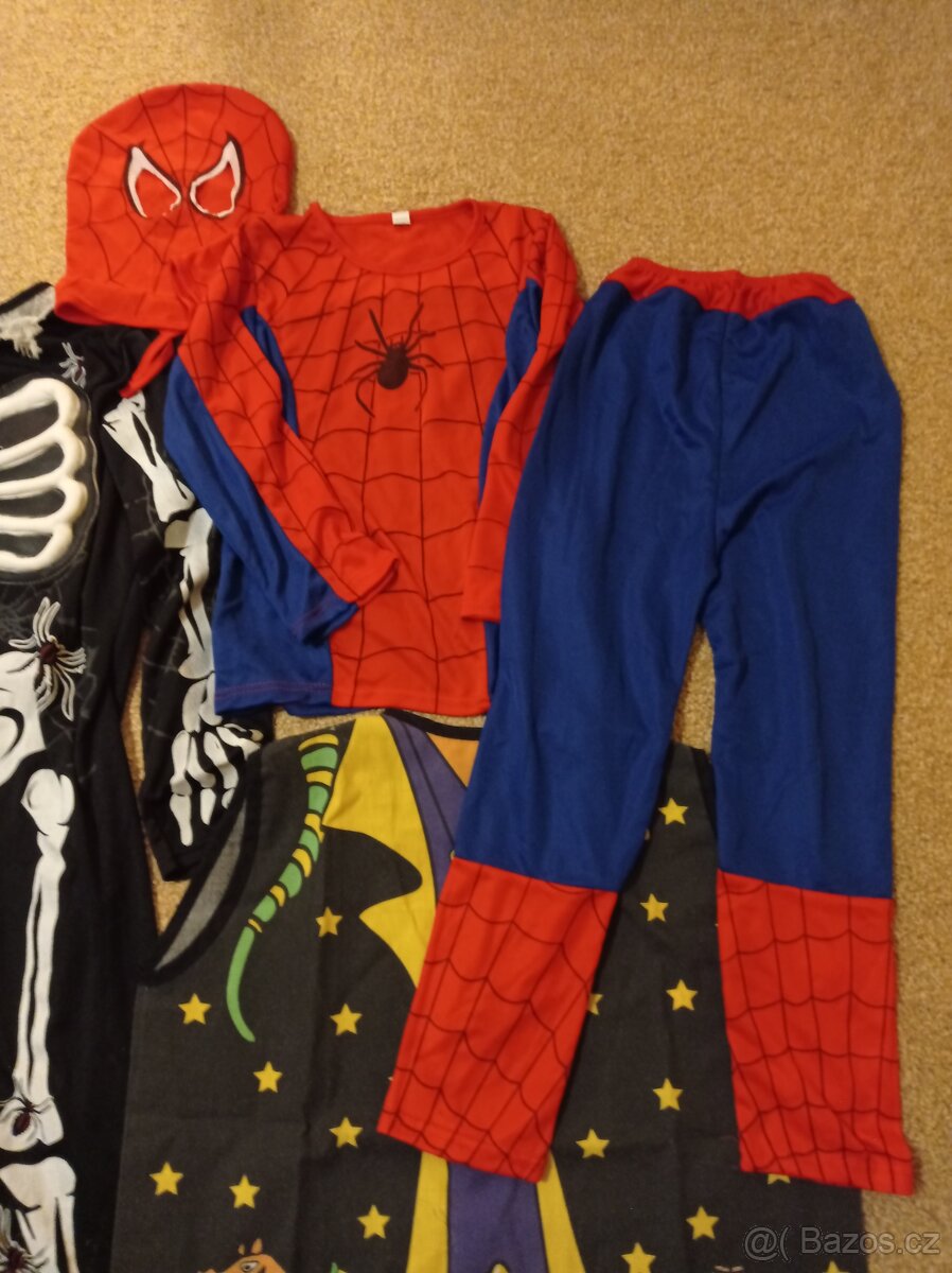 Kostým kostra vel. 140 , černokněžník - 3