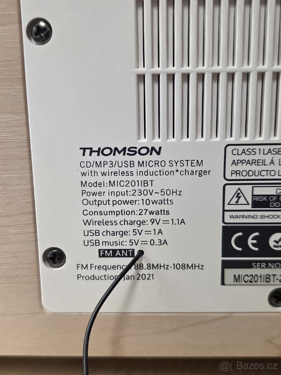 Mikrosystém Thomson MIC201IBT - 3