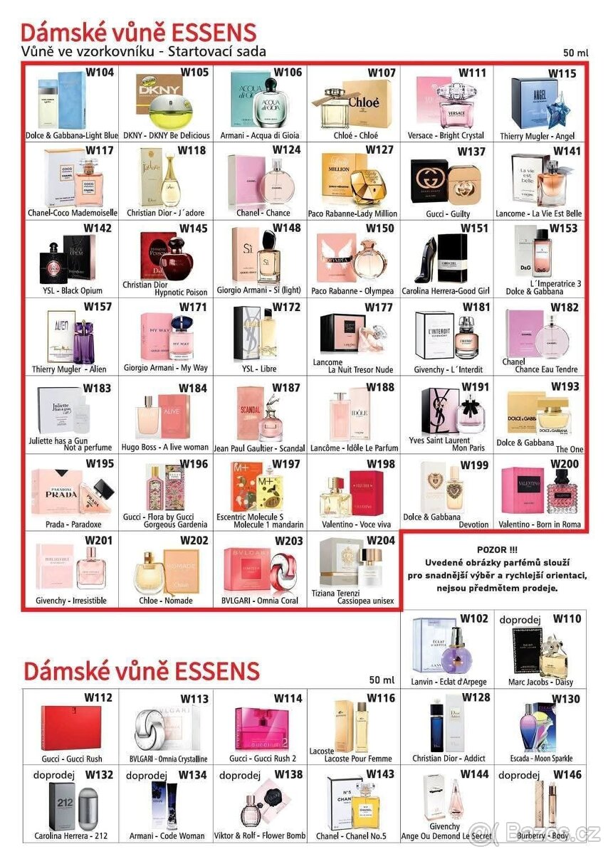Parfémy - 3
