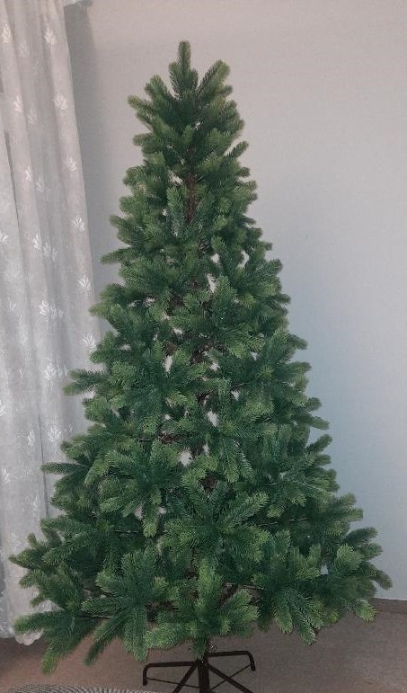 Umělý vánoční stromek - 3D, jako živý-180 cm - 3