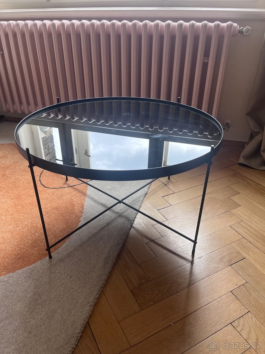 Konferenční černý skleněný stolek ZUIVER Cupid XXL - 3