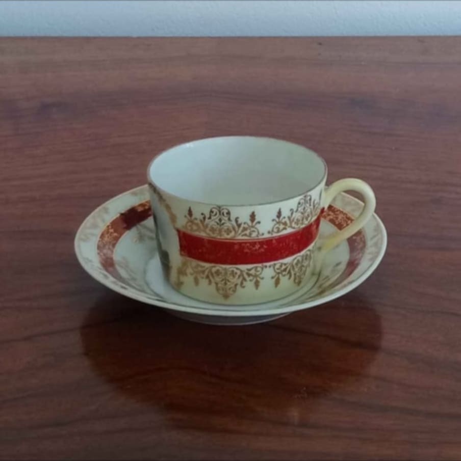 STAROŽITNÝ MALOVANÝ HRNEČEK - STUTTGART - 3