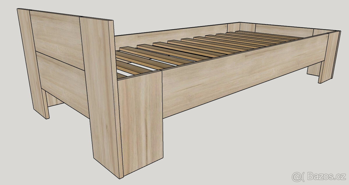 Jednolůžková postel - 3